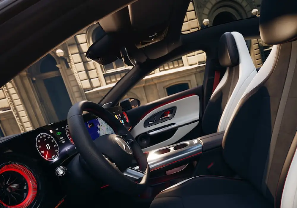 mercedes cla iç tasarım