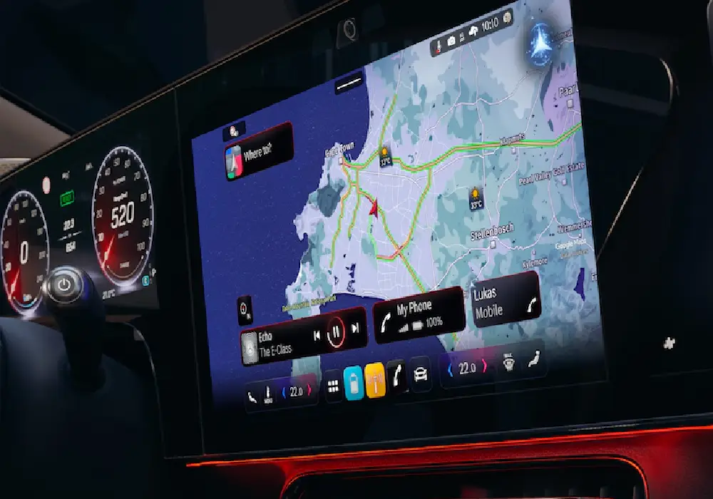 mercedes cla dijital ekranlar