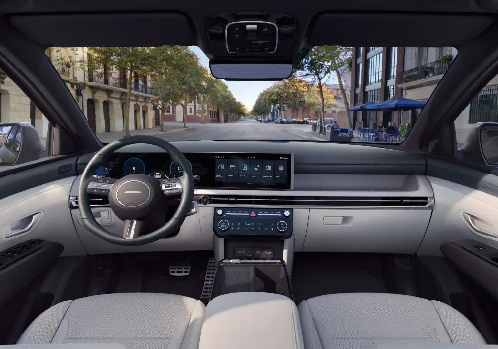hyundai tucson iç tasarım konsol