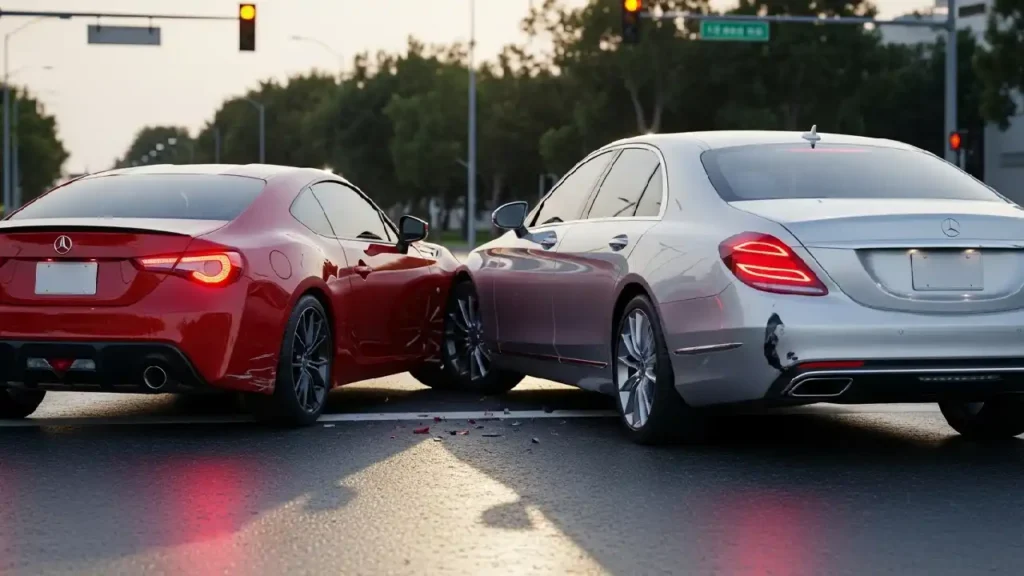 hasarlı trafik kazası