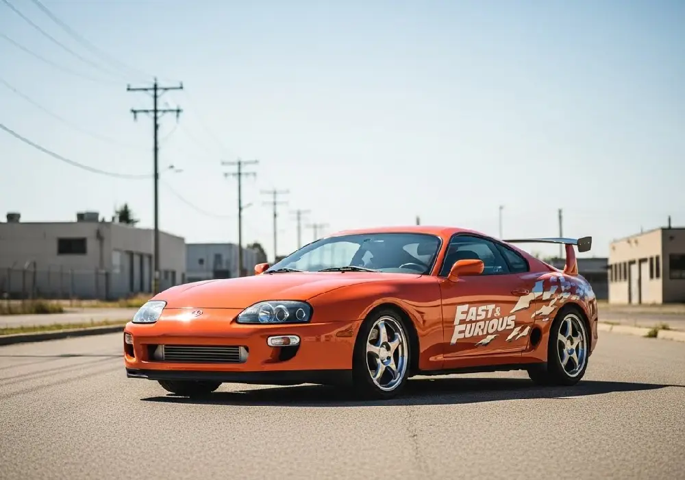 hızlı ve öfkeli filminde toyota supra